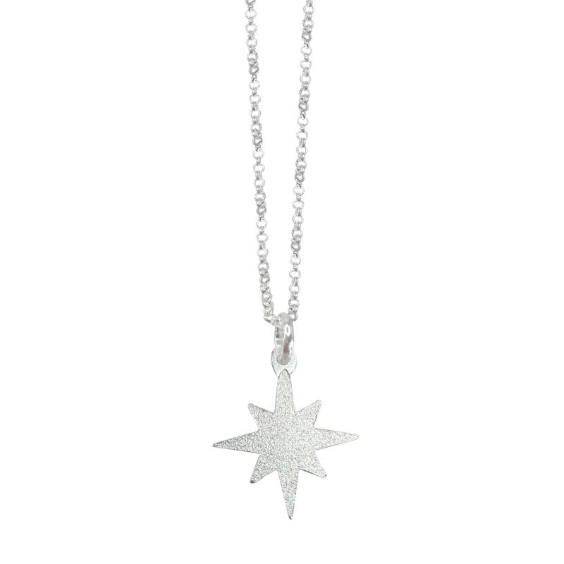 Collar Estrella De Belén 40cms Plata 925 - PO0594