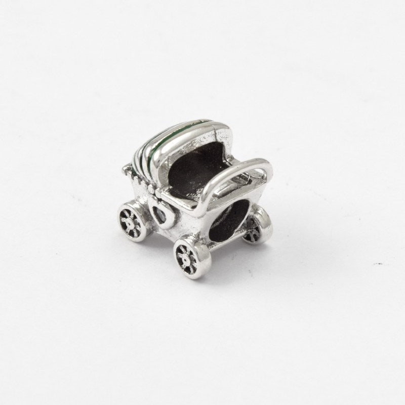 Charm Coche De Bebe De Plata 925 - PP0768
