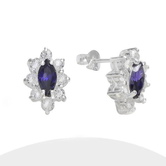 Aro lady rodeado de circones color cristal Plata 925