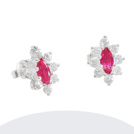 Aro lady rodeado de circones color cristal Plata 925