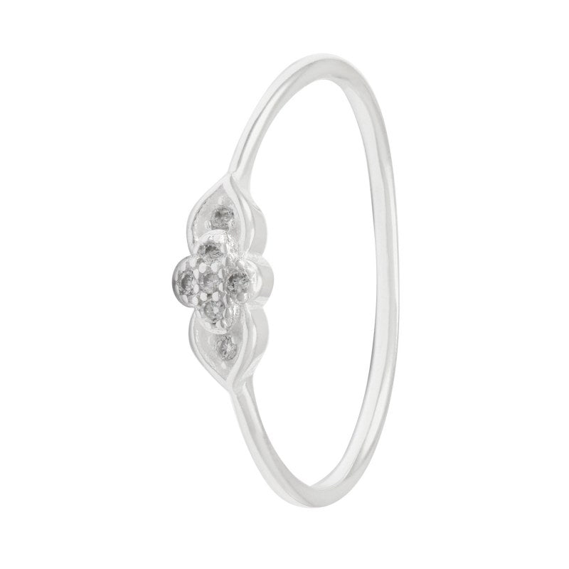 Anillo Corazones Unidos  Con Circón Plata 925 - PA1162