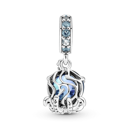 Charm colgante pulpo tierno de cristal Murano