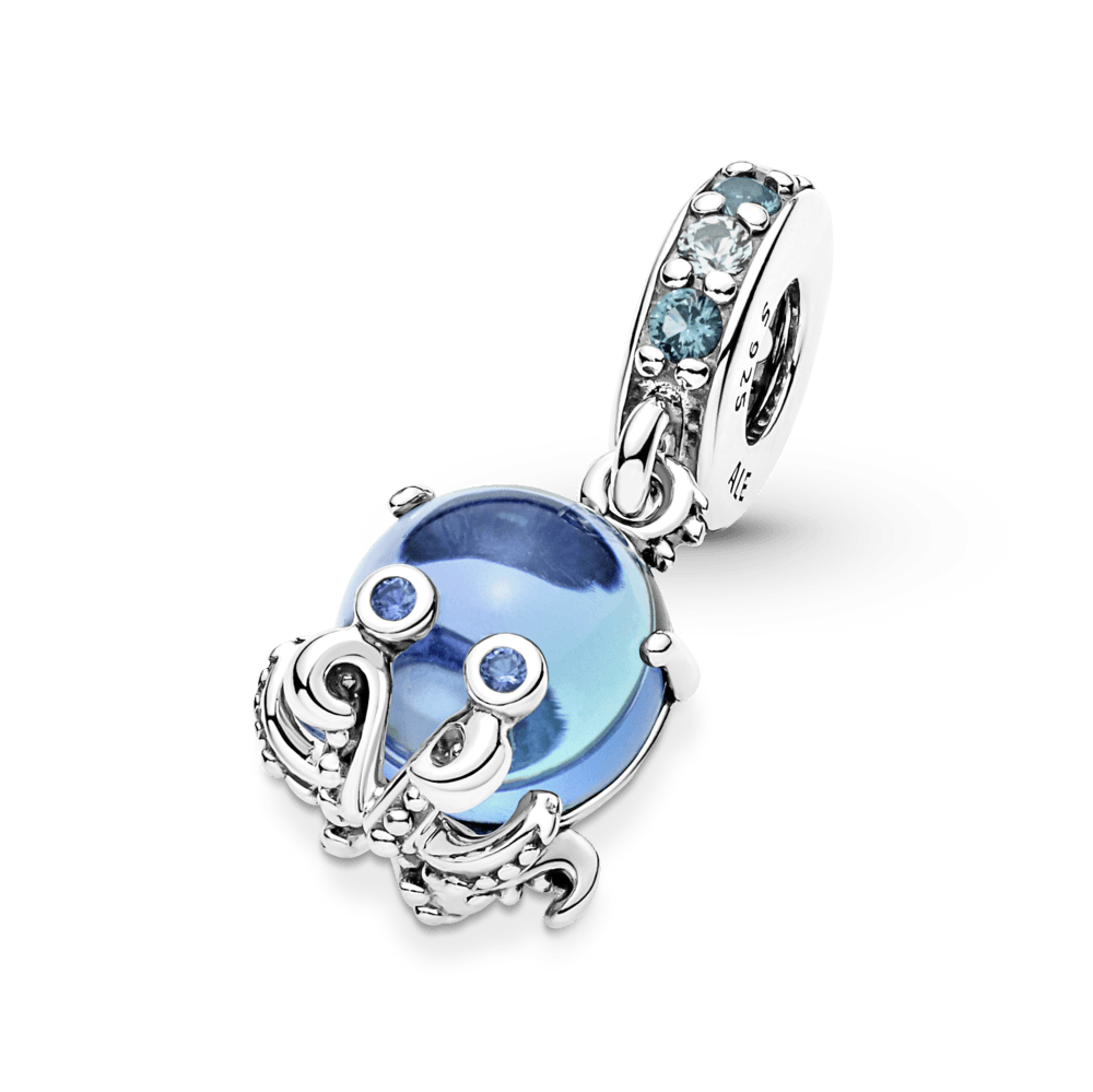 Charm colgante pulpo tierno de cristal Murano