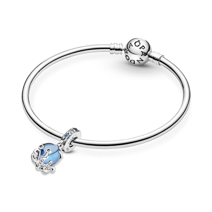 Charm colgante pulpo tierno de cristal Murano