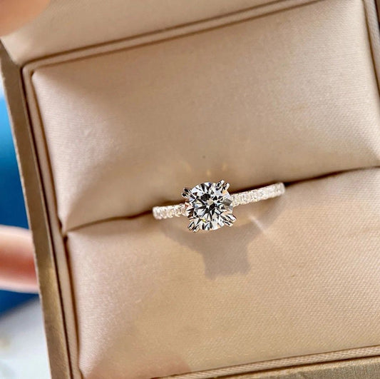 Silver Round Wedding