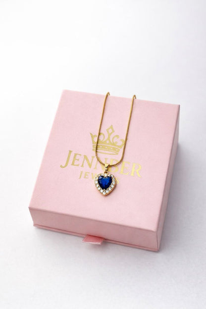 Collar - Gold zafiro