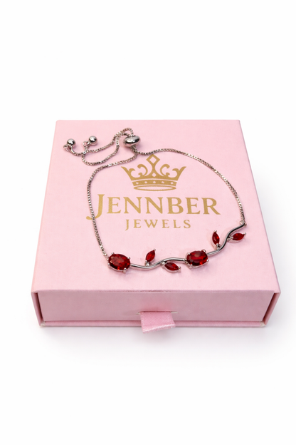 Pulsera tulipan  - Rojo