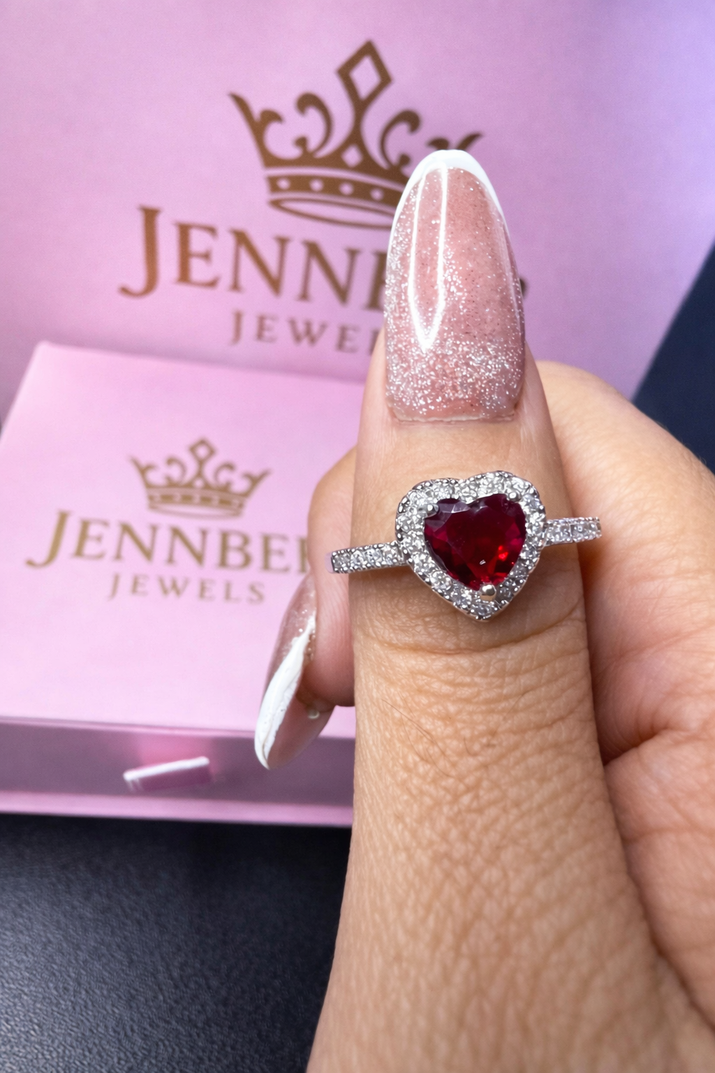 ANILLO GOLD RUBY - Acero inoxidable
