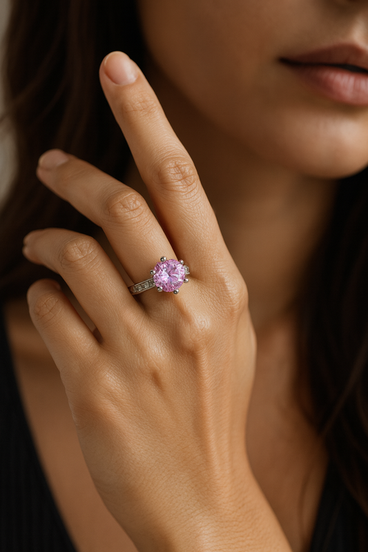 Luxury pink cristal