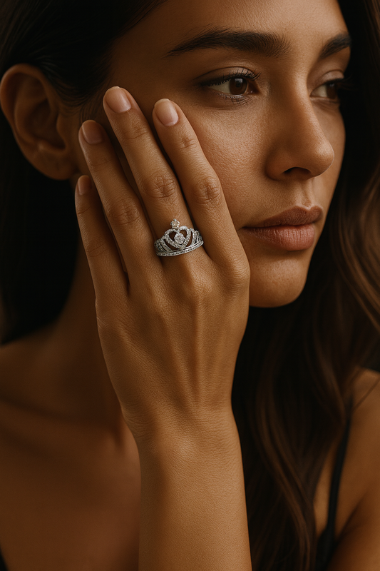 Luxury cristal ring