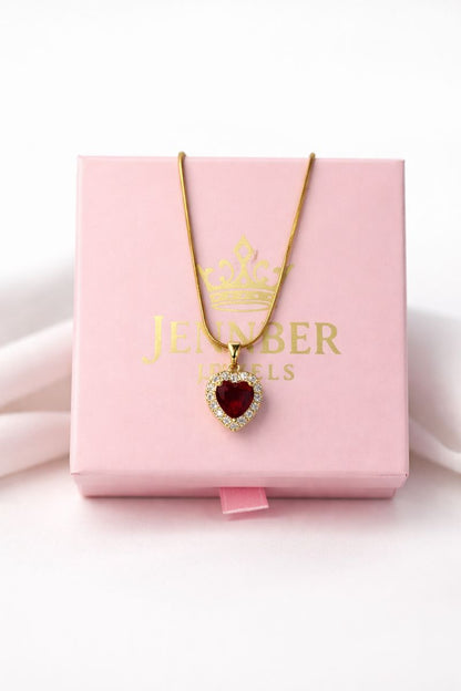 Collar  dorado glam  - Acero inoxidable