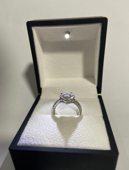 Heart sterling Silver Ring