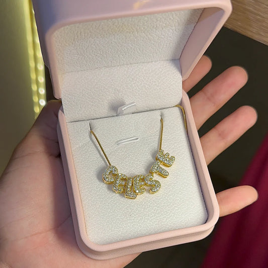 Collar Letras Charm