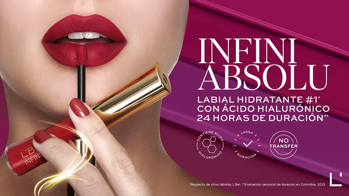 Infini Absolu Labial Líquido No Transfer Ácido Hialurónico 7 g + Prints 30 ml / 1 fl. oz.
