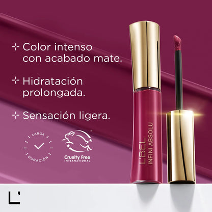 Infini Absolu Labial Líquido No Transfer Ácido Hialurónico 7 g + Prints 30 ml / 1 fl. oz.