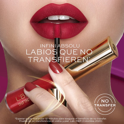 Infini Absolu Labial Líquido No Transfer Ácido Hialurónico 7 g + Prints 30 ml / 1 fl. oz.