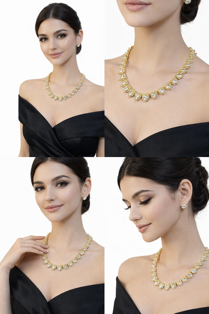 Collar modelo ariana grande - Gold    - Acero inoxidable