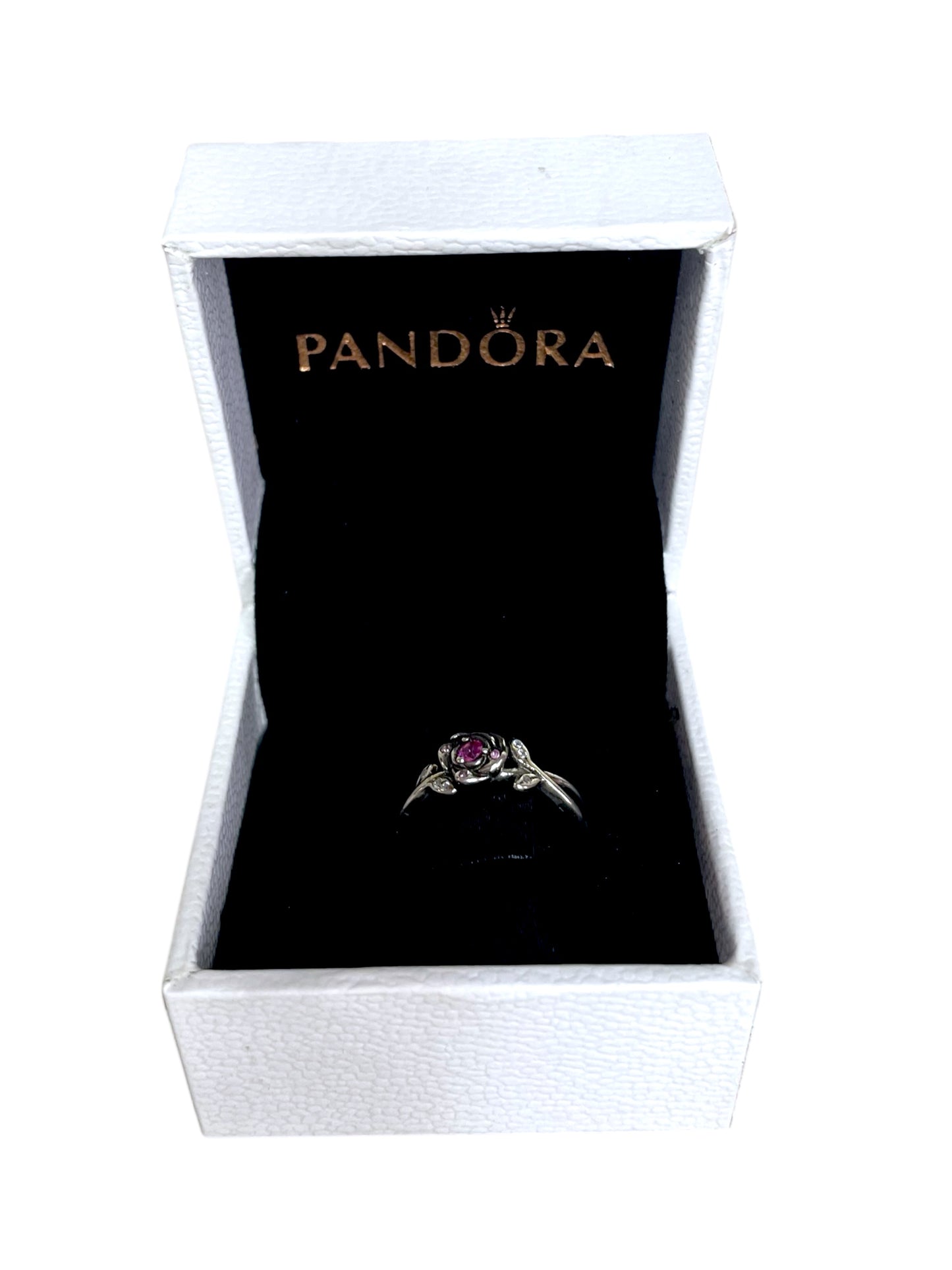 Anillo de rosa de La Bella y la Bestia