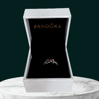 Anillo de rosa de La Bella y la Bestia