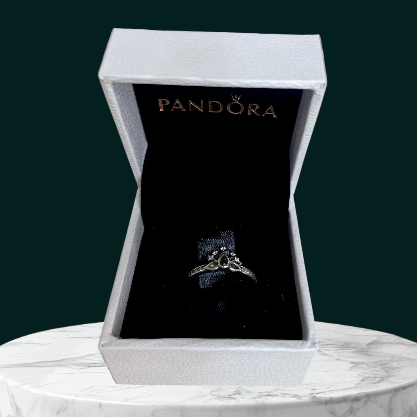 Anillo  de la princesa Tiana  - plata ley 925