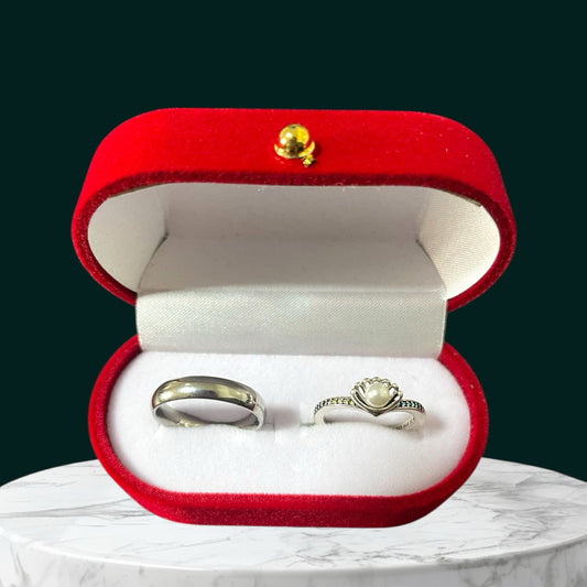 Anillo promesa  - Plata ley 925 princesa ariel