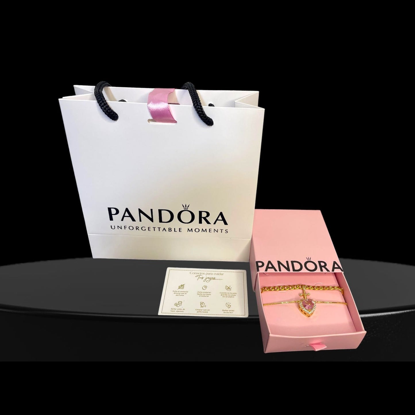 Pulsera duo pareja - Gold rose