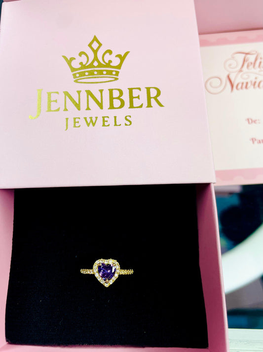 Anillo purple gold  - Acero inoxidable