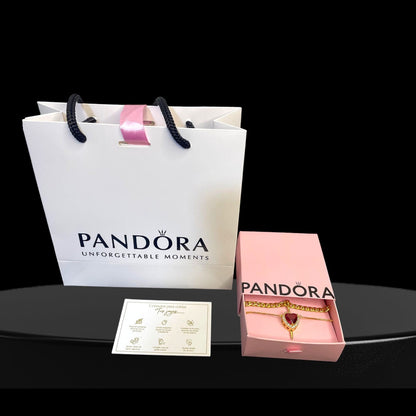 Pulsera duo pareja - GOLD RUBI