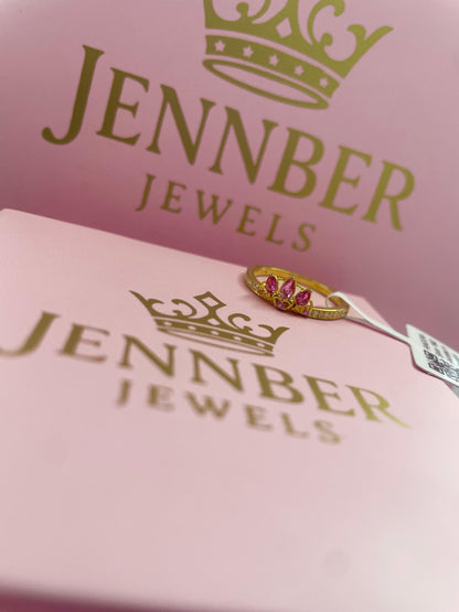 Anillo princesa rapunzel - enchapado en oro