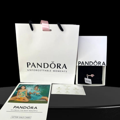 Anillo Con Un Recubrimiento En Oro Rosa De 14k Corazón Brillante Rosa Elevado