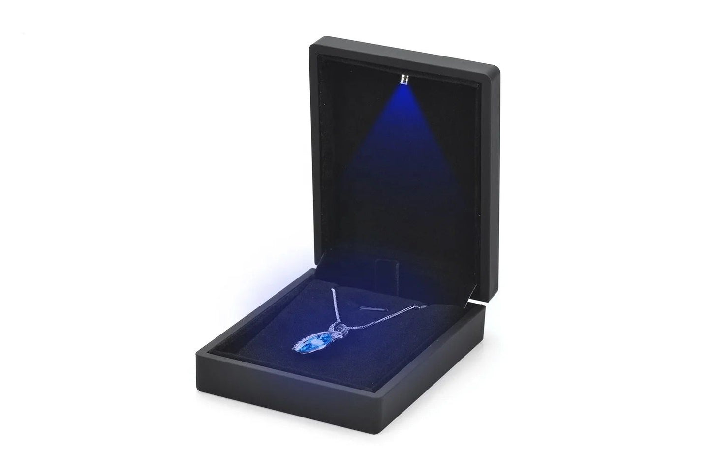 Caja de collar  luz led