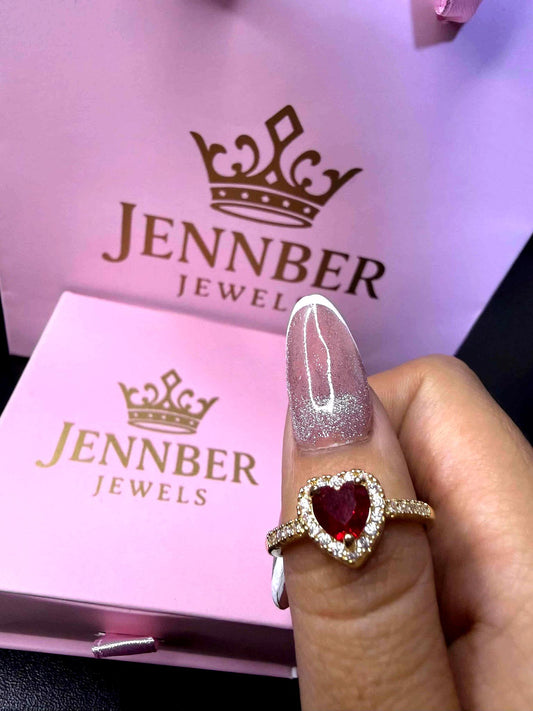 ANILLO GOLD RUBY  - Acero inoxidable