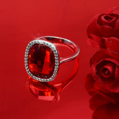 Anillo Plata 925 Creado Con Cristales De Swarovski ® - KA0291