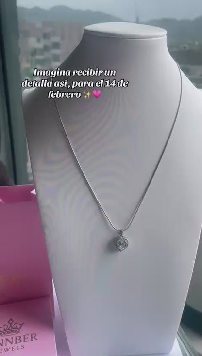Collar luxury cristal  - Acero inoxidable